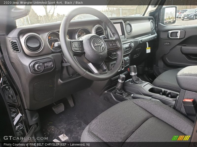 Black / Black 2020 Jeep Wrangler Unlimited Sport 4x4