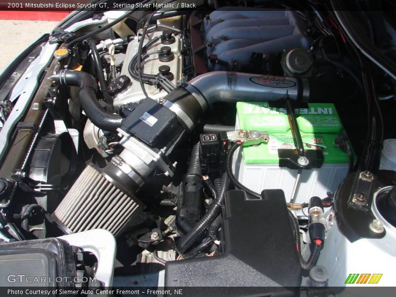 Sterling Silver Metallic / Black 2001 Mitsubishi Eclipse Spyder GT