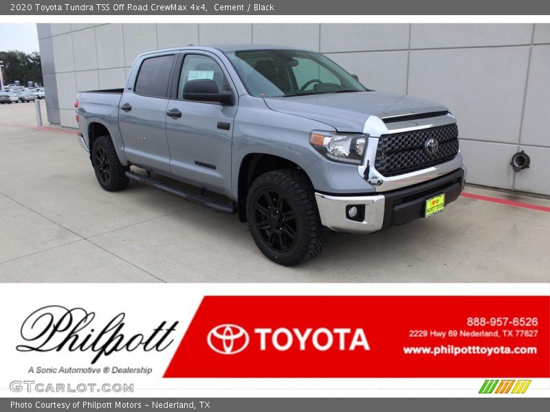 Cement / Black 2020 Toyota Tundra TSS Off Road CrewMax 4x4