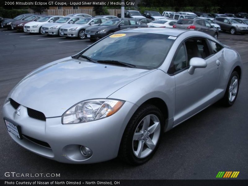 Liquid Silver Metallic / Medium Gray 2006 Mitsubishi Eclipse GT Coupe