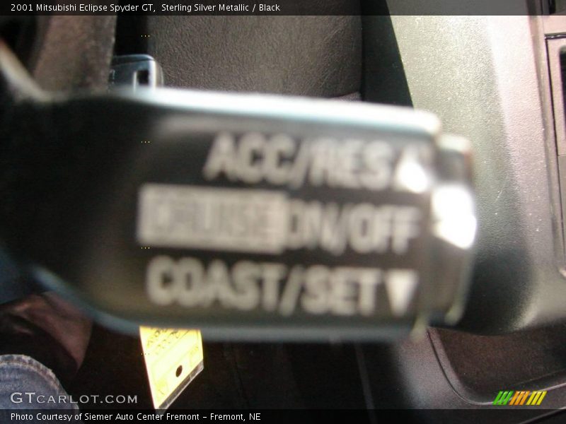 Sterling Silver Metallic / Black 2001 Mitsubishi Eclipse Spyder GT
