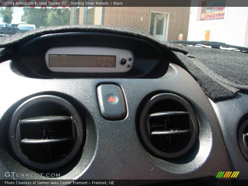 Sterling Silver Metallic / Black 2001 Mitsubishi Eclipse Spyder GT
