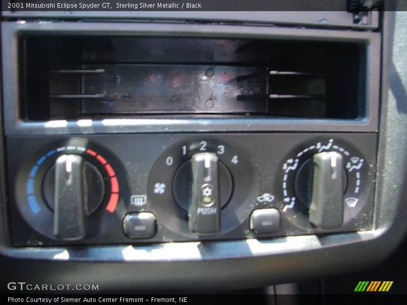 Sterling Silver Metallic / Black 2001 Mitsubishi Eclipse Spyder GT