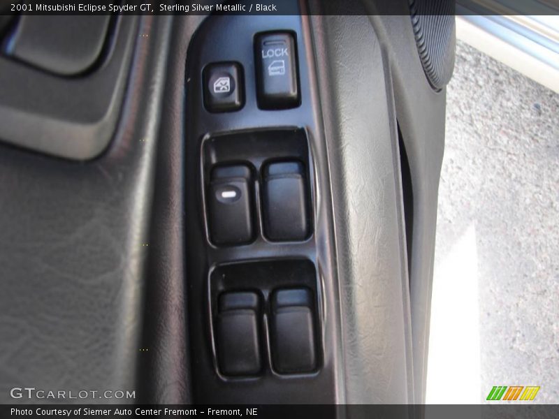 Sterling Silver Metallic / Black 2001 Mitsubishi Eclipse Spyder GT