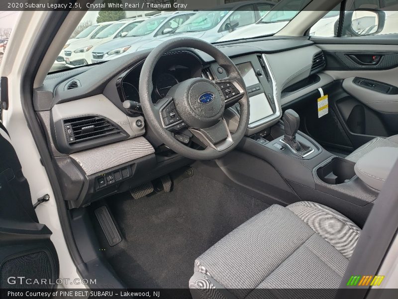  2020 Legacy 2.5i Titanium Gray Interior