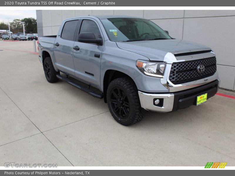Cement / Graphite 2020 Toyota Tundra TSS Off Road CrewMax