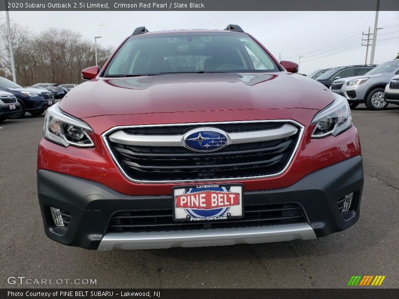 Crimson Red Pearl / Slate Black 2020 Subaru Outback 2.5i Limited