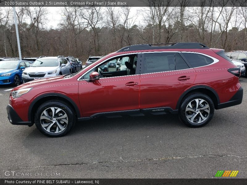 Crimson Red Pearl / Slate Black 2020 Subaru Outback 2.5i Limited