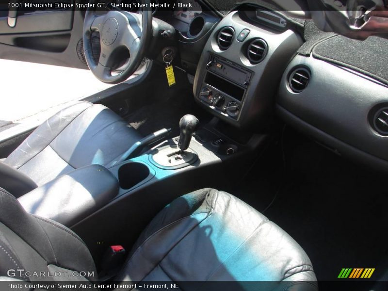 Sterling Silver Metallic / Black 2001 Mitsubishi Eclipse Spyder GT