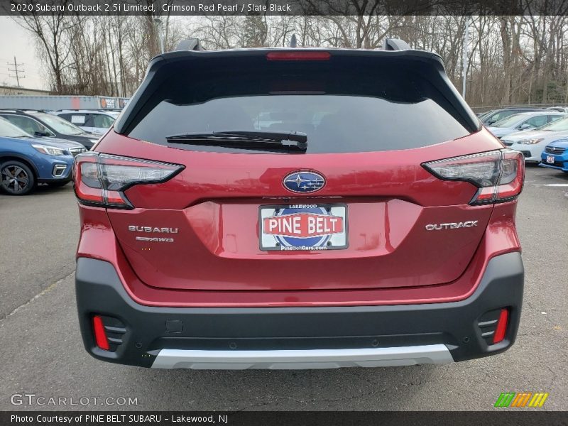 Crimson Red Pearl / Slate Black 2020 Subaru Outback 2.5i Limited