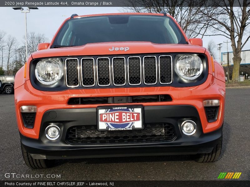 Omaha Orange / Black 2020 Jeep Renegade Latitude 4x4