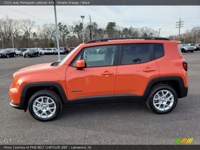 Omaha Orange / Black 2020 Jeep Renegade Latitude 4x4