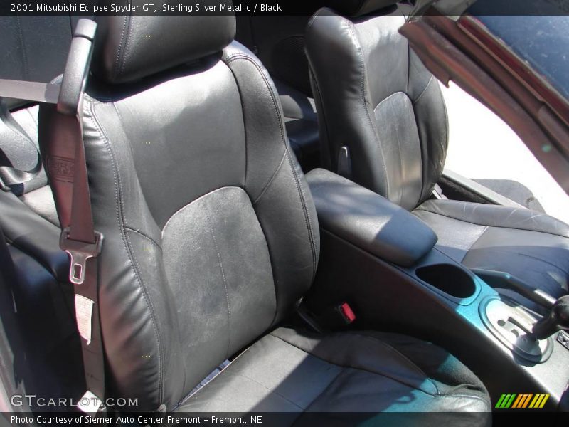 Sterling Silver Metallic / Black 2001 Mitsubishi Eclipse Spyder GT