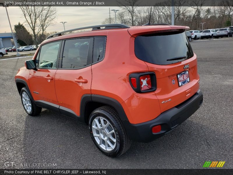 Omaha Orange / Black 2020 Jeep Renegade Latitude 4x4