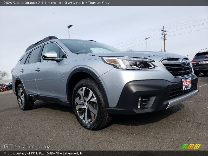 Ice Silver Metallic / Titanium Gray 2020 Subaru Outback 2.5i Limited