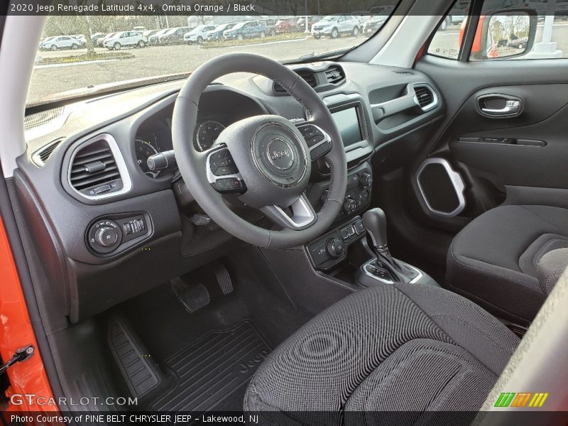 Omaha Orange / Black 2020 Jeep Renegade Latitude 4x4
