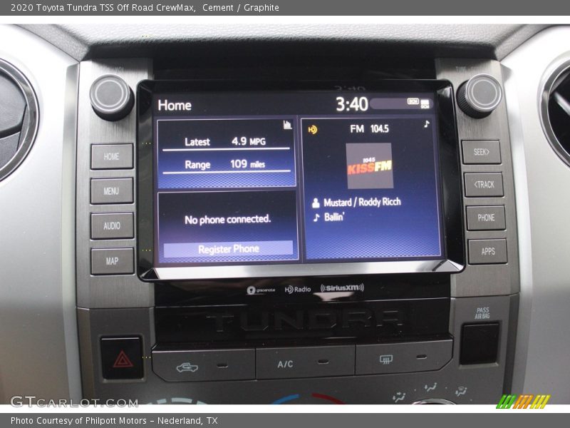 Cement / Graphite 2020 Toyota Tundra TSS Off Road CrewMax