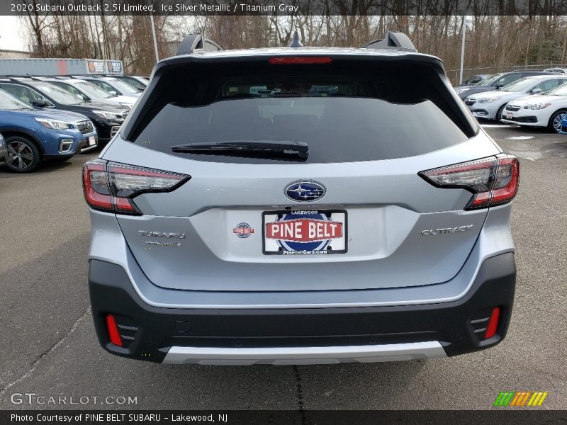 Ice Silver Metallic / Titanium Gray 2020 Subaru Outback 2.5i Limited