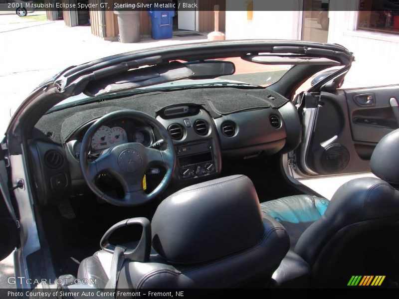 Sterling Silver Metallic / Black 2001 Mitsubishi Eclipse Spyder GT