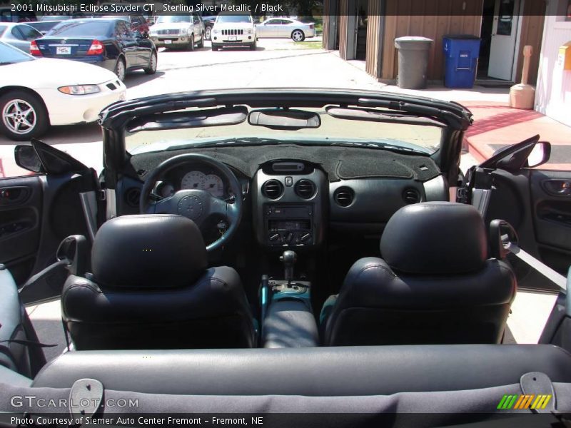 Sterling Silver Metallic / Black 2001 Mitsubishi Eclipse Spyder GT