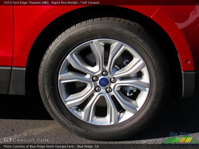 Rapid Red Metallic / Soft Ceramic 2020 Ford Edge Titanium AWD