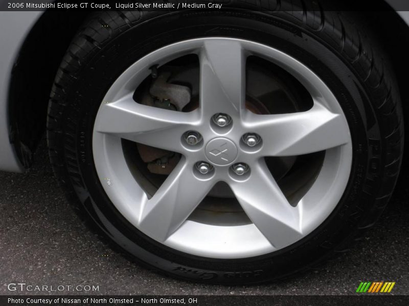Liquid Silver Metallic / Medium Gray 2006 Mitsubishi Eclipse GT Coupe