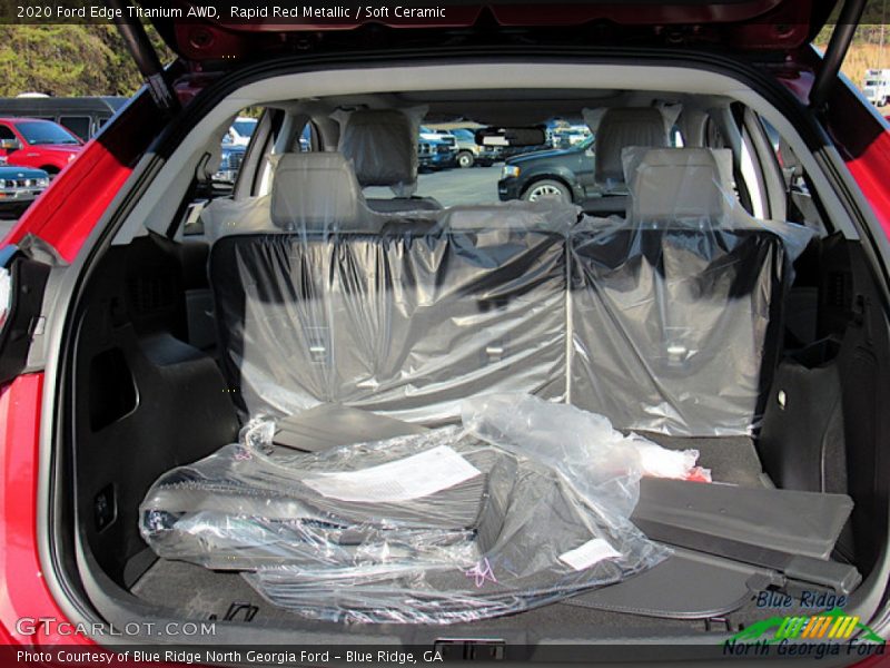 Rapid Red Metallic / Soft Ceramic 2020 Ford Edge Titanium AWD