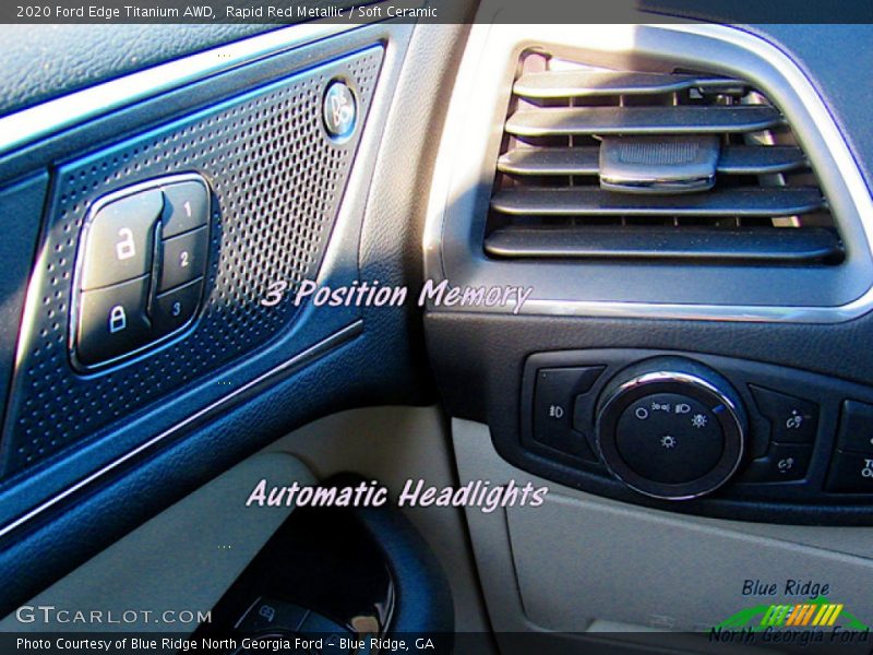Rapid Red Metallic / Soft Ceramic 2020 Ford Edge Titanium AWD