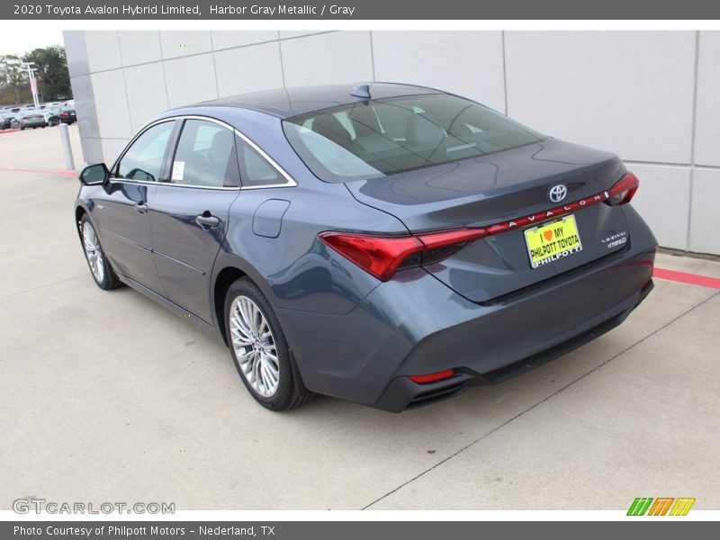 Harbor Gray Metallic / Gray 2020 Toyota Avalon Hybrid Limited