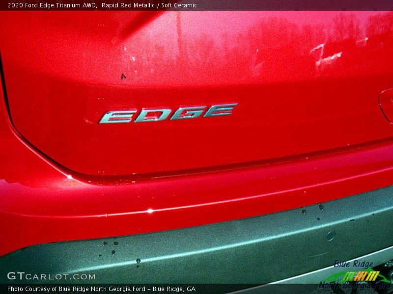 Rapid Red Metallic / Soft Ceramic 2020 Ford Edge Titanium AWD