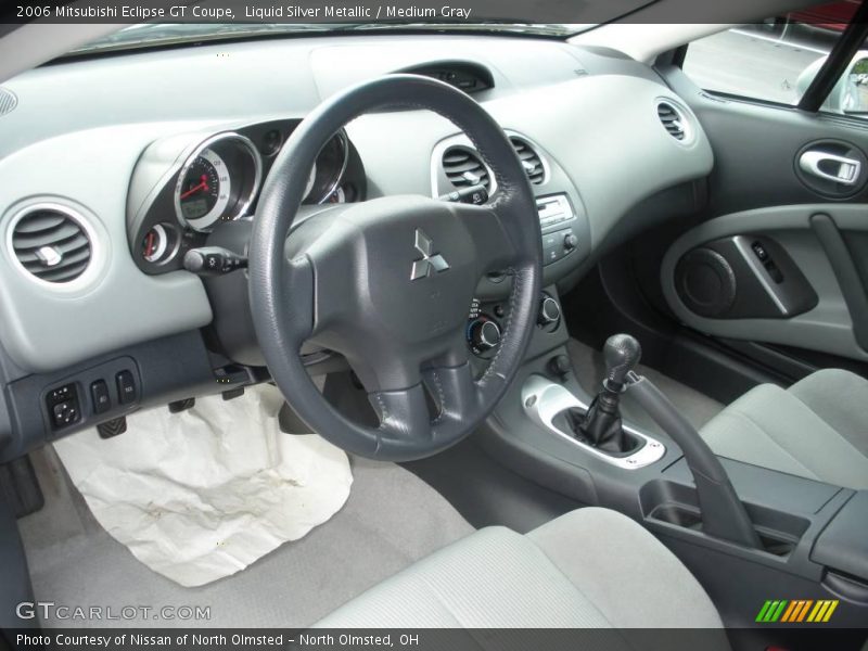 Liquid Silver Metallic / Medium Gray 2006 Mitsubishi Eclipse GT Coupe
