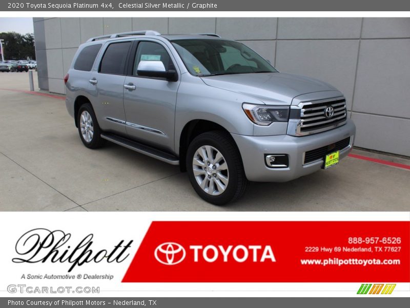 Celestial Silver Metallic / Graphite 2020 Toyota Sequoia Platinum 4x4