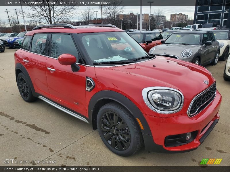 Front 3/4 View of 2020 Countryman Cooper S All4