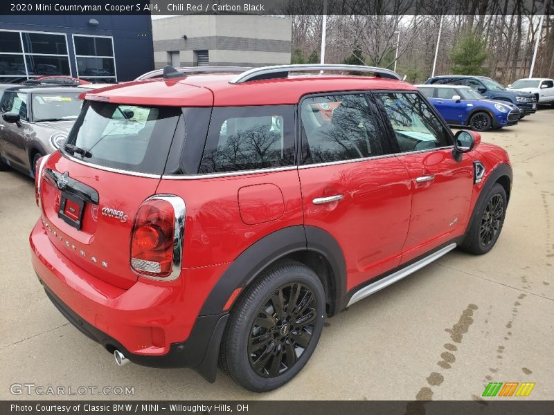Chili Red / Carbon Black 2020 Mini Countryman Cooper S All4
