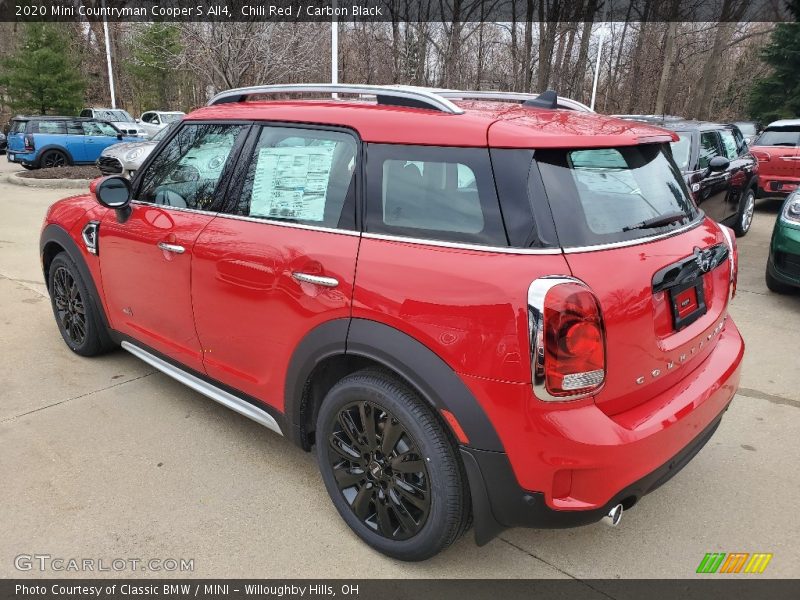 Chili Red / Carbon Black 2020 Mini Countryman Cooper S All4