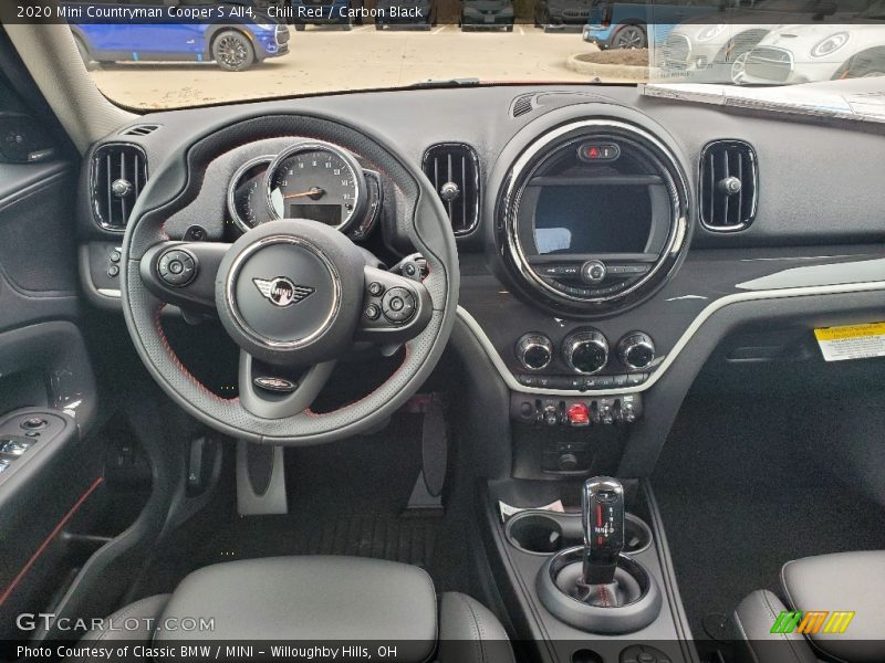 Dashboard of 2020 Countryman Cooper S All4