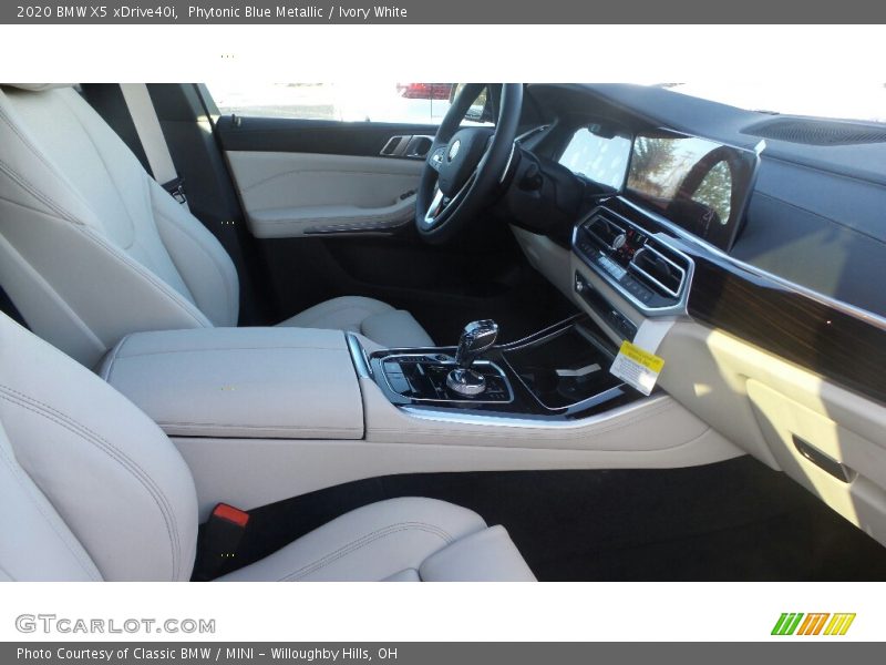 Phytonic Blue Metallic / Ivory White 2020 BMW X5 xDrive40i