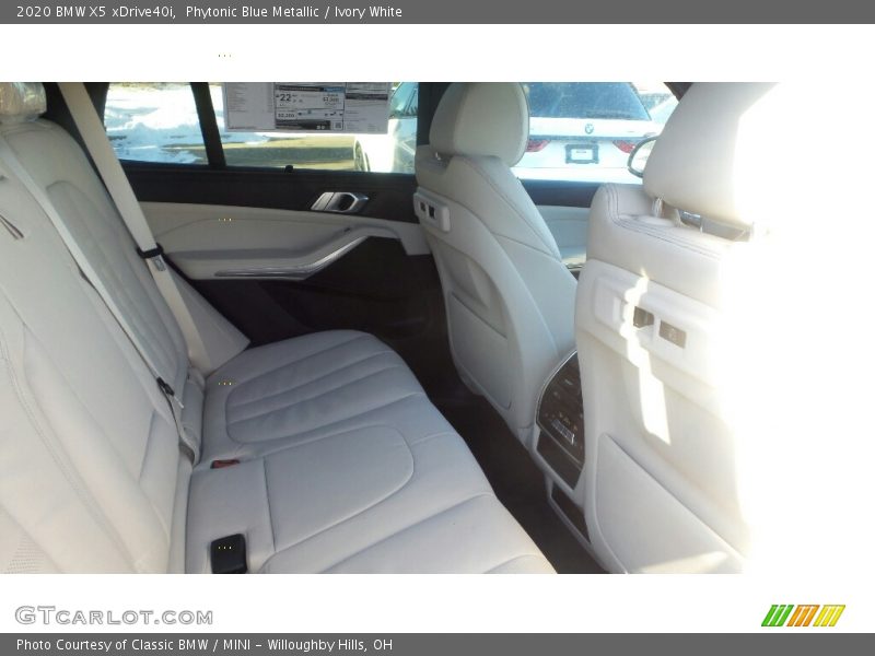Phytonic Blue Metallic / Ivory White 2020 BMW X5 xDrive40i