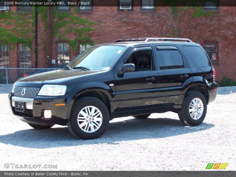 Black / Black 2006 Mercury Mariner Luxury 4WD
