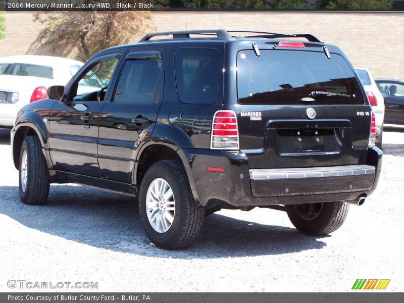 Black / Black 2006 Mercury Mariner Luxury 4WD