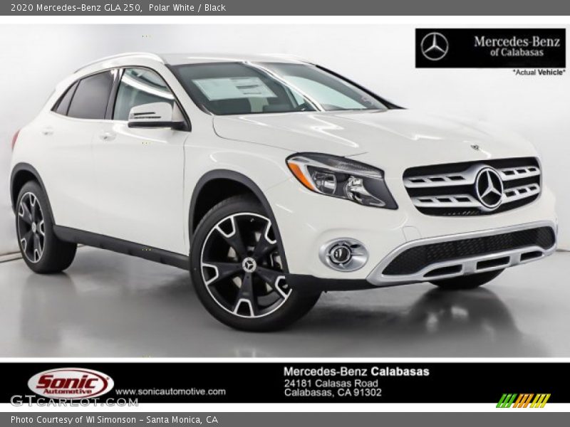Polar White / Black 2020 Mercedes-Benz GLA 250