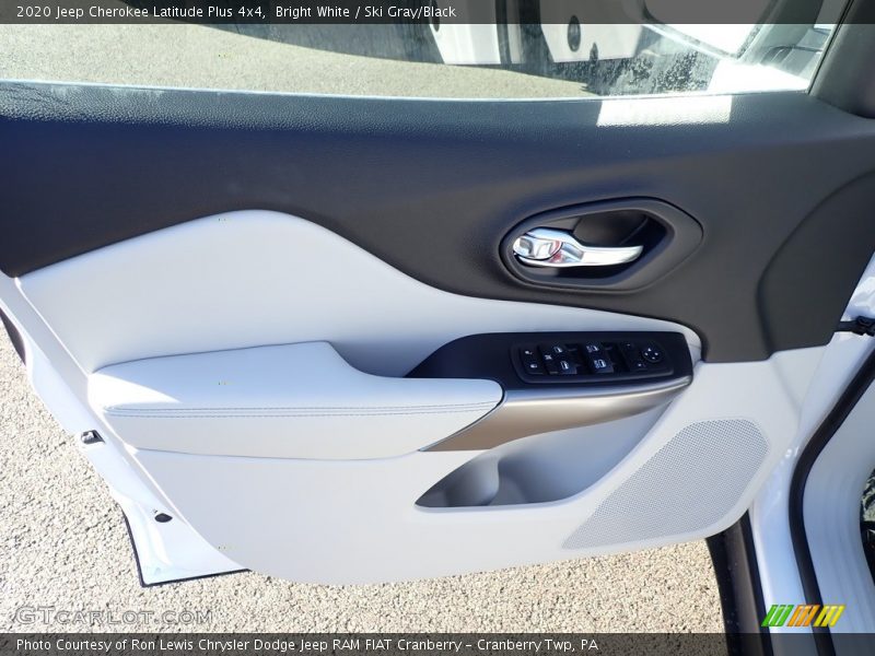 Bright White / Ski Gray/Black 2020 Jeep Cherokee Latitude Plus 4x4