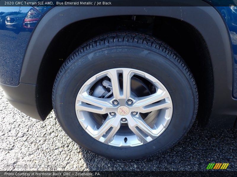 Blue Emerald Metallic / Jet Black 2020 GMC Terrain SLE AWD