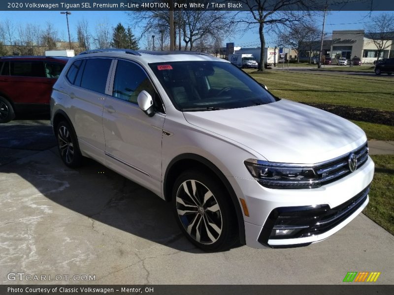 Pure White / Titan Black 2020 Volkswagen Tiguan SEL Premium R-Line 4MOTION