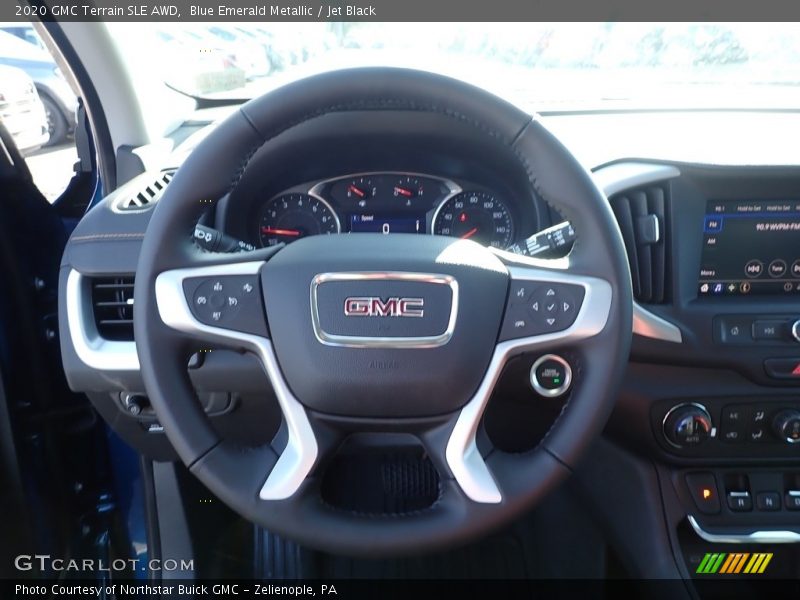Blue Emerald Metallic / Jet Black 2020 GMC Terrain SLE AWD