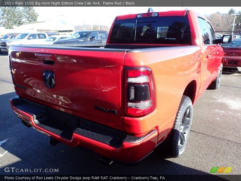 Flame Red / Black 2020 Ram 1500 Big Horn Night Edition Crew Cab 4x4