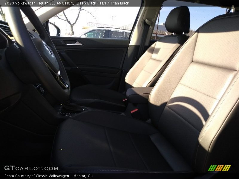 Deep Black Pearl / Titan Black 2020 Volkswagen Tiguan SEL 4MOTION