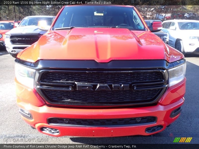 Flame Red / Black 2020 Ram 1500 Big Horn Night Edition Crew Cab 4x4