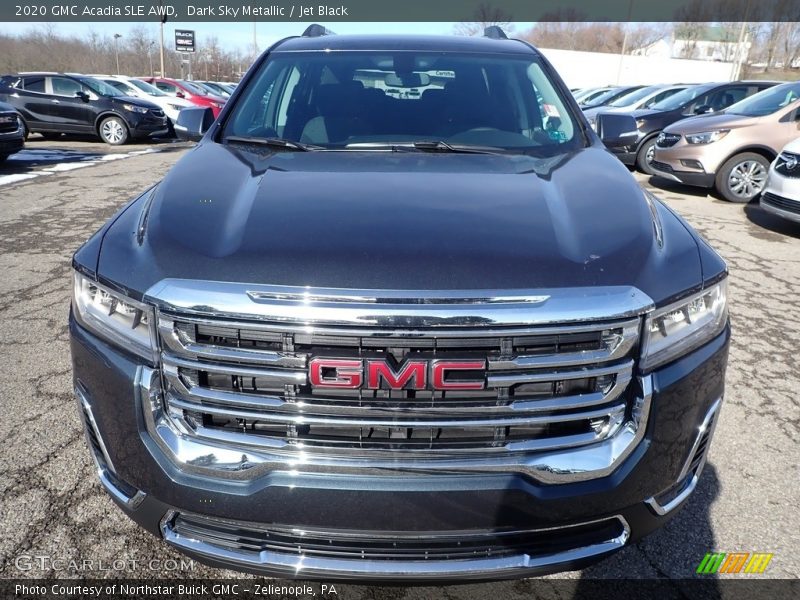 Dark Sky Metallic / Jet Black 2020 GMC Acadia SLE AWD