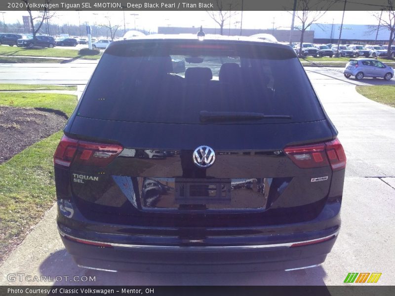 Deep Black Pearl / Titan Black 2020 Volkswagen Tiguan SEL 4MOTION